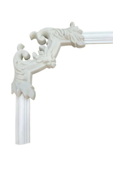 MİVA KONSEPT Dekoratif Poliüretan 2.5 CM Uyumlu Duvar Çıtası 4LÜ Köşe Motifi (SET 115-4) - Resim 2