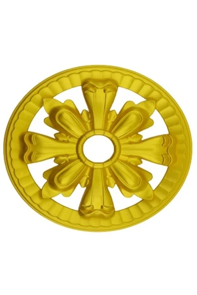 MİVA KONSEPT Saray Tavan Motif 25X25 Cm Oval Küçük Avize Göbeği ürün görseli 1