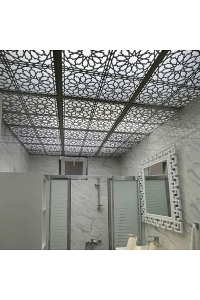 MİVA KONSEPT 60X60 CM ASMA TAVAN UYUMLU LED DÖŞENEBİLİR TAVAN PANELİ- GÜMÜŞ RENK - Resim 3