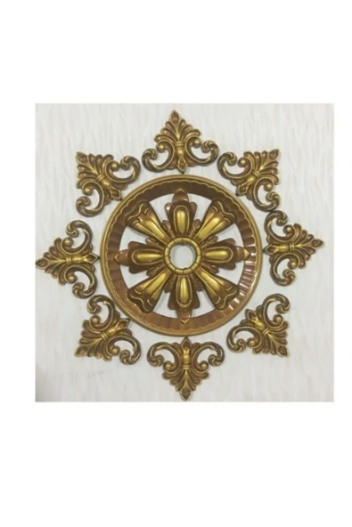 MİVA KONSEPT Saray Tavan Motif 25X25 Cm Oval Küçük Avize Göbeği - Resim 2