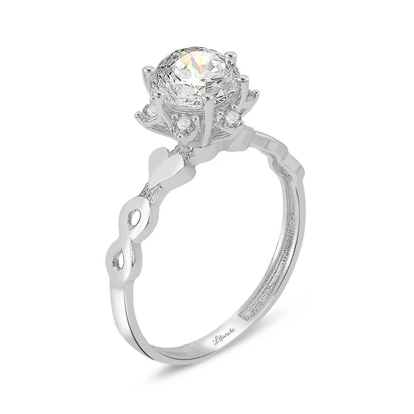 Sonsuzluklu Lotus Yüzük - Resim 2