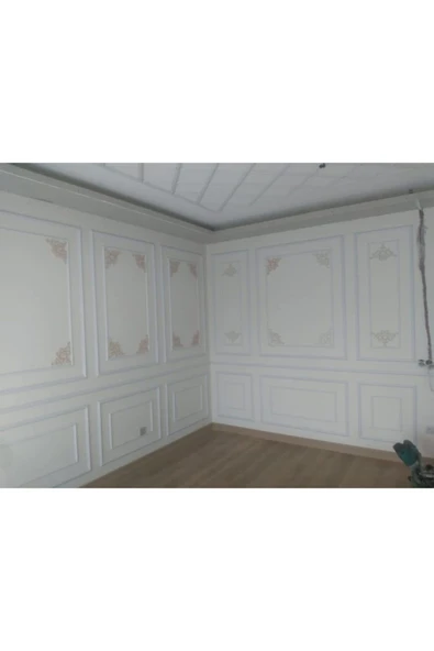 Decomarket Dekoratif Boyanabilir Duvar Çıtası Köşe Motifi - Resim 4