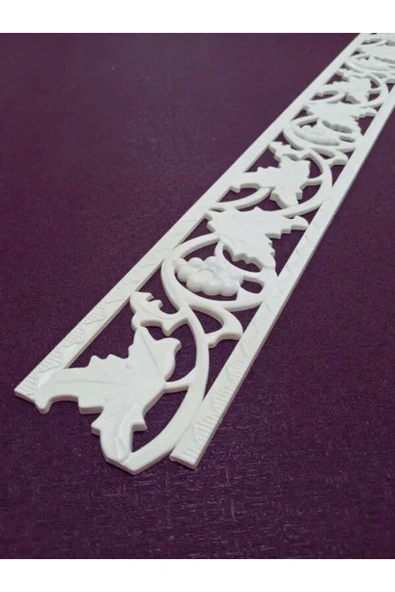 MİVA KONSEPT Poliüretan Dekoratif Saray Duvar&Tavan Çıta Bordürü -Beyaz (EN:10 CM-BOY:100 CM)-Duvar Süsü - Resim 2