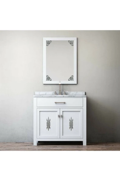 Decomarket Decogold Gümüş Saray Tavan Motif 8,5*30 Cm - Resim 4