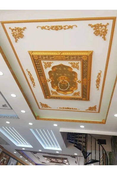 MİVA KONSEPT Poliüretan Dekoratif  Duvar&Tavan Çıta Bordürü -Kahve Eskitme Renk  (EN:4 CM-BOY:100 CM)-Duvar Süsü - Resim 4