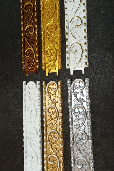 Decomarket Decogold Patina Saray Tavan Bordür 8,5*102,5 Cm - Resim 7