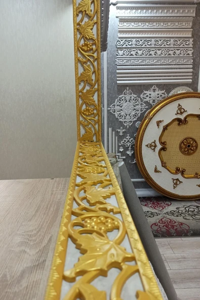 DECOGOLD Bronz Duvar Ve Tavan Bordürü 10 Cm Eninde 100cm Uzunluğunda Dgk-14 - Resim 6