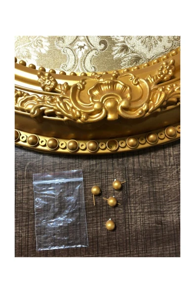 Decomarket Decogold 60 Cm Oval Altın Saray Tavan Göbek - Resim 5