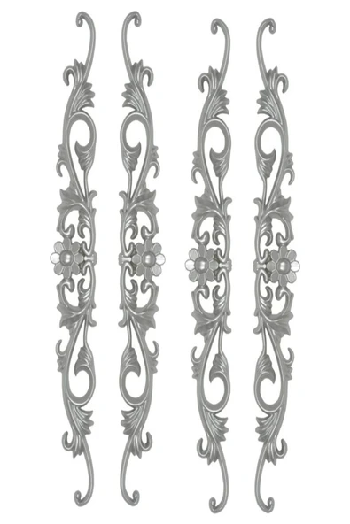 MİVA KONSEPT DEKORATİF POLİÜRETAN TAVAN-DUVAR-MOBİLYA -DEKOR-KAPI PAPATYA 4 LÜ MOTİF SET (10 CM X 65 CM) ürün görseli 1