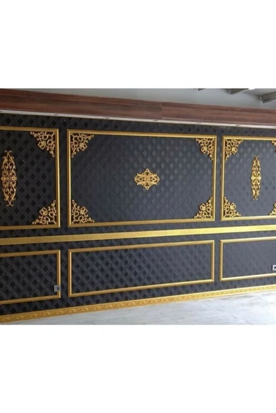 Decomarket Decogold Saray Tavan Köşe Motif 27*18 Cm Bronz - Resim 7