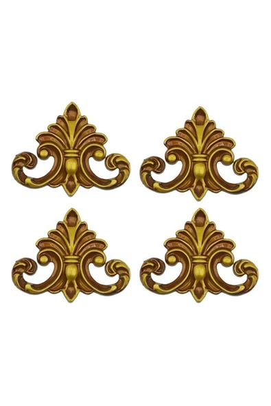 DECOZZA Dekoratif Kahve Eskitme 4'lu Motif Paketi ürün görseli 1