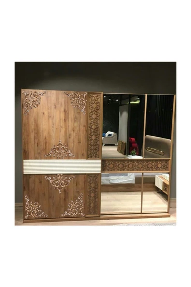 DECOZZA Dekoratif 41*26 Çıta Uyumlu Patina 4'lü Paket DGM-24 - Resim 4