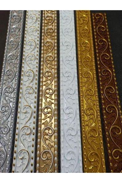 MİVA KONSEPT Dekoratif Poliüretan Saray Duvar&Tavan Çıta Bordürü -Renk : Bronz (EN:10 CM-BOY:100 CM)-Duvar Süsü - Resim 3