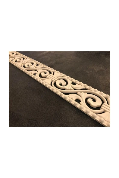 Decomarket Dekoratif Boyanabilir Işlemeli Duvar Bordürü 10,5*100 Cm - Resim 3
