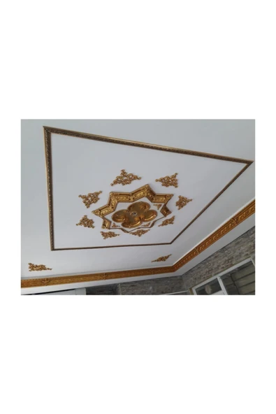 Decomarket Decogold 60 Cm Yıldız Altın Saray Tavan - Resim 7