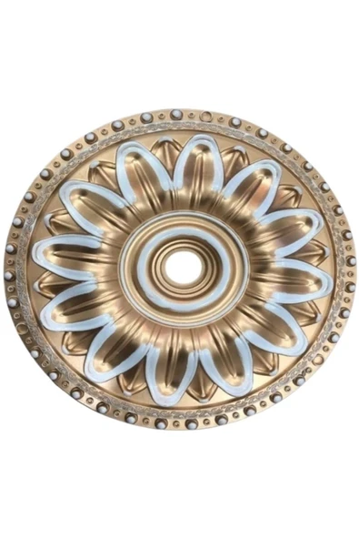 MİVA KONSEPT 40X40 CM OVAL DEKORATİF AVİZE GÖBEĞİ ürün görseli 1