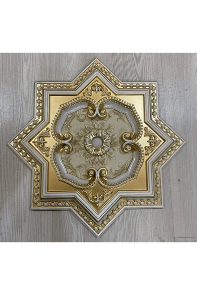 Decomarket Decogold 60 Cm Yıldız Bronz Saray Tavan Göbek ürün görseli 1