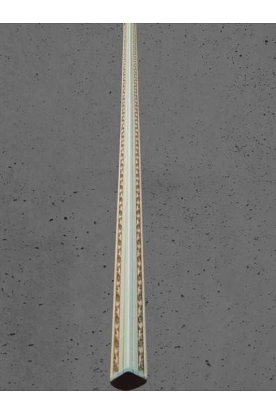 MİVA KONSEPT Dekoratif Poliüretan Duvar- Tavan  Köşe Profili Çıtası Bronz Renk (EN:4X4 CM-BOY:100 CM)- Duvar Süsü - Resim 2