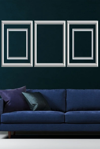 DECOZZA Dekoratif Boyanabilir Duvar Çıtası Hazır Çerçeve (2,5 CM) - Resim 3