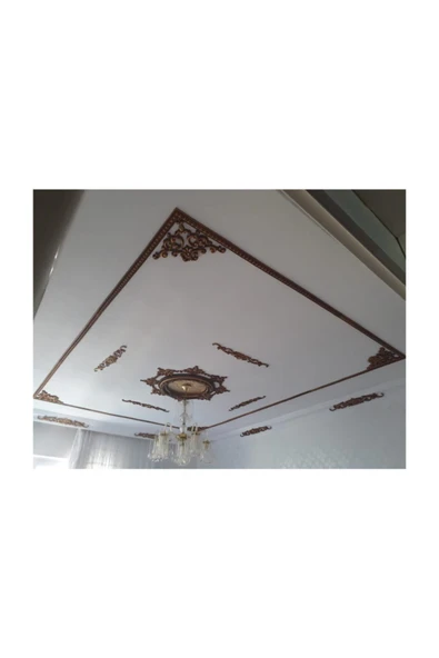 Decomarket Decogold 60 Cm Oval Kahve Eskitme Saray Tavan - Resim 3