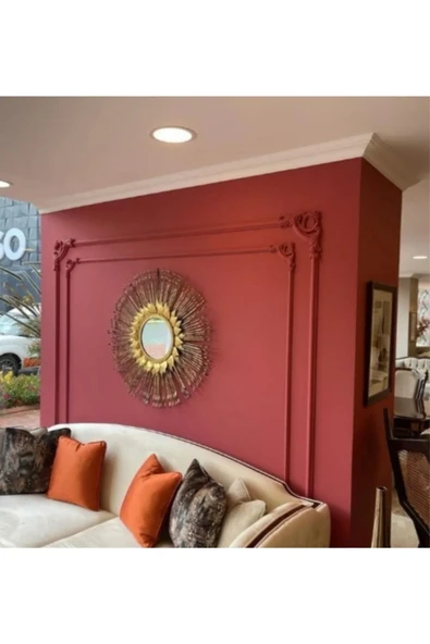 MİVA KONSEPT Dekoratif Poliüretan Boyanabilir 2,5 CM Uyumlu Duvar Çıtası Köşe Motifi (SET 116) - Resim 7