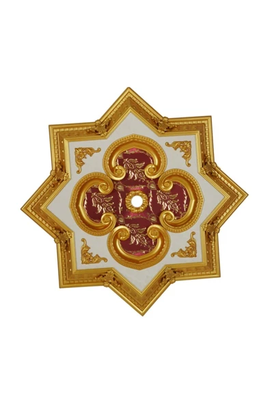 Decomarket Decogold Yıldız Koyu Altın Göbek Saray Tavan 90*90 Cm ürün görseli 1