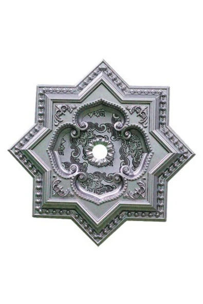 Decomarket Decogold 60 Cm Yıldız Gümüş Saray Tavan ürün görseli 1