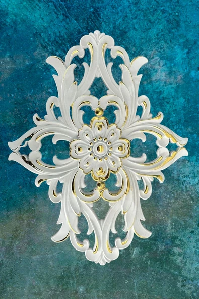 MİVA KONSEPT 37 X28 CM DEKORATİF POLİÜRETAN İŞLEMELİ TAVAN-DUVAR-MOBİLYA -DEKOR MOTİFİ ürün görseli 1