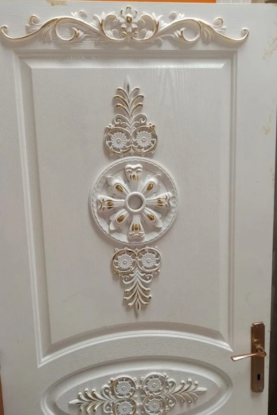 MİVA KONSEPT DEKORATİF POLİÜRETAN TAVAN-DUVAR-MOBİLYA -DEKOR-KAPI PAPATYA 4 LÜ MOTİF SET (10 CM X 65 CM) - Resim 5