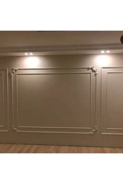 DECOGOLD Decozza Boyanabilir Çıta Köşe Motifi 4 Cm 4 Lü Paket 4 Cm Çıta Uyumlu - Resim 8