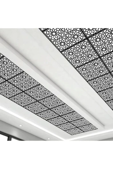 MİVA KONSEPT 60X60 CM ASMA TAVAN UYUMLU LED DÖŞENEBİLİR TAVAN PANELİ- ANTRASİT(GRİ ) RENK - Resim 2