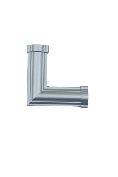 DECOZZA Gümüş 4 Cm Çıta Uyumlu Dekoratif L Köşe ürün görseli 1