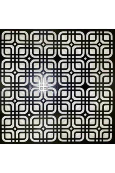 MİVA KONSEPT ASMA TAVAN UYUMLU LED DÖŞENEBİLİR MODERNA  60X60 CM TAVAN PANELİ- SİYAH RENK ürün görseli 1