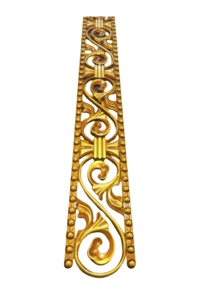 MİVA KONSEPT Poliüretan Dekoratif  Duvar&Tavan Çıta Bordürü -Kahve Eskitme Renk  (EN:10 CM-BOY:100 CM)-Duvar Süsü ürün görseli 1