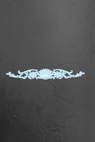 MİVA KONSEPT DEKORATİF POLİÜRETAN TAVAN-DUVAR-MOBİLYA -DEKOR-KAPI TACI (34,5 CM X 5 CM) ürün görseli 1