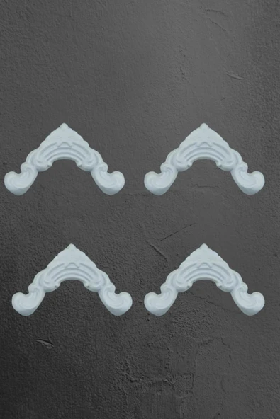 MİVA KONSEPT Dekoratif Poliüretan 2.5 CM Uyumlu Duvar Çıtası 4LÜ Köşe Motifi (SET 114-4) ürün görseli 1
