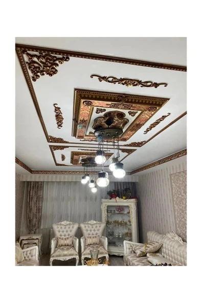 MİVA KONSEPT TAVAN-DUVAR-MOBİLYA -DEKOR-KAPI PAPATYA MOTİF (10 CM X 65 CM) - Resim 2