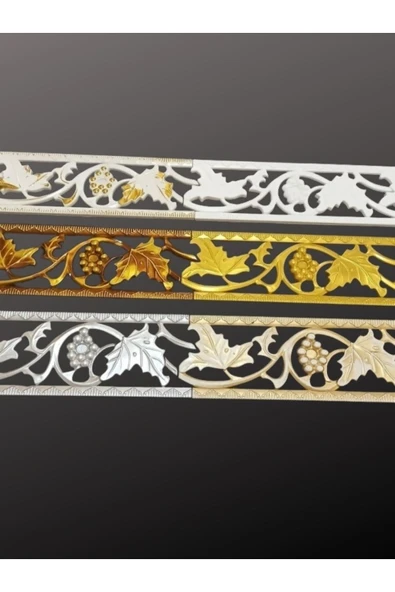 MİVA KONSEPT Poliüretan Dekoratif Saray Duvar&Tavan Çıta Bordürü -Bronz (EN:10 CM-BOY:100 CM)-Duvar Süsü - Resim 5