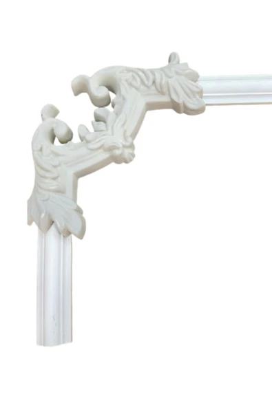 DECOGOLD Decozza Boyanabilir Çıta Köşe Motifi 2,5cm Çıta Uyumlu 4 Lü Paket ürün görseli 1