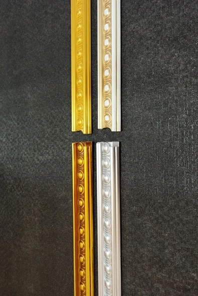 DECOGOLD Altın Duvar Çıtası Alın Bandı 4cm Eninde 95 Cm Uzunluğunda - Resim 4