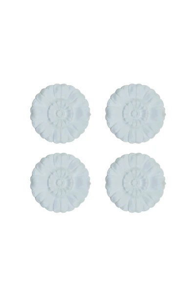 DECOZZA Dekoratif Beyaz 4'lu Motif Paketi ürün görseli 1