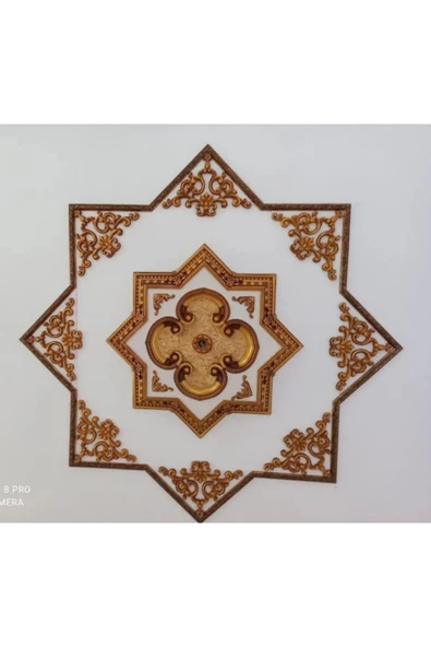 MİVA KONSEPT 41X26 CM Dekoratif Tavan-Duvar-Kapı-Mobilya Köşe Motifi 4'LÜ SET - Resim 2