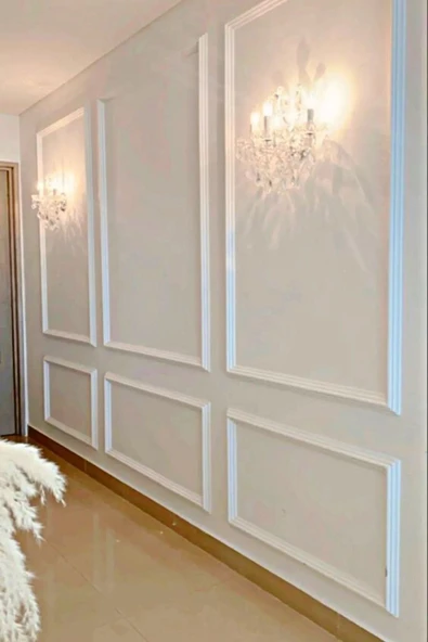 DECOZZA Boyanabilir Hazır Kesim Duvar Çerçevesi (deco-107) - Resim 3