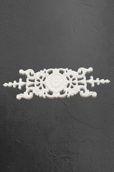 MİVA KONSEPT DEKORATİF POLİÜRETAN  TAVAN-DUVAR-MOBİLYA -KAPI- DEKOR MOTİFİ (EN:30 CM  BOY:8.5 CM) ürün görseli 1