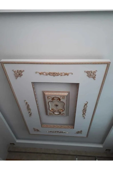 MİVA KONSEPT DEKORATİF POLİÜRETAN TAVAN-DUVAR-MOBİLYA -DEKOR-KAPI PAPATYA MOTİF (10 CM X 65 CM) - Resim 3