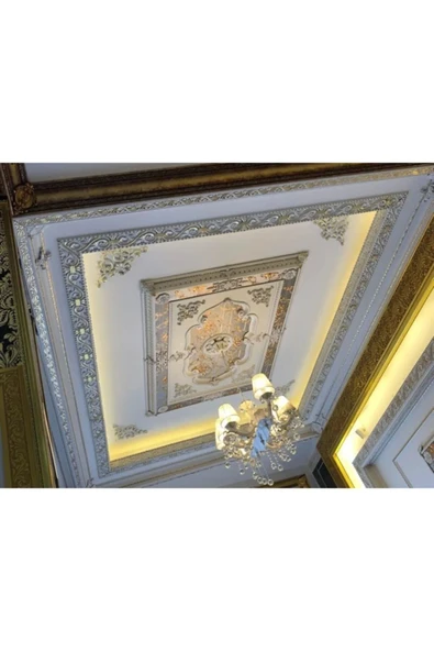 MİVA KONSEPT 41X26 CM Dekoratif Tavan-Duvar-Kapı-Mobilya Köşe Motifi 4'LÜ SET - Resim 2