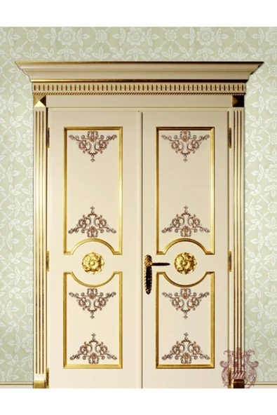 Decomarket Decogold Saray Tavan Köşe Motif 41*26 Cm Bronz - Resim 3