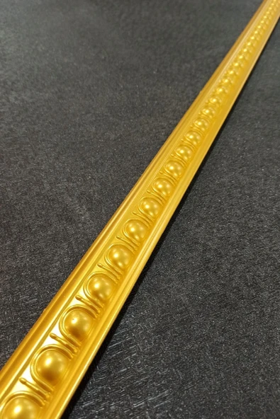 DECOGOLD Altın Duvar Çıtası Alın Bandı 4cm Eninde 95 Cm Uzunluğunda - Resim 2