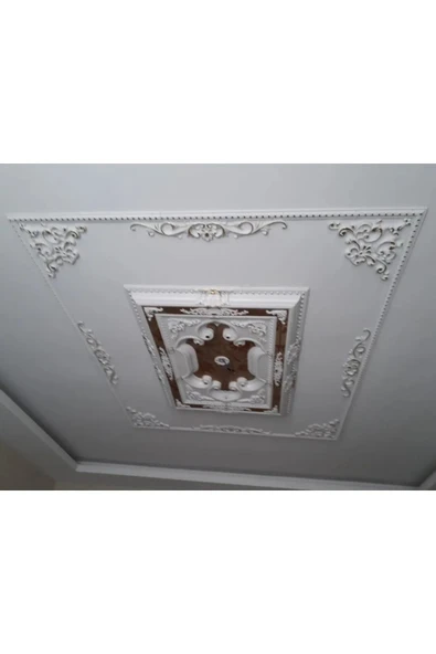 MİVA KONSEPT DEKORATİF POLİÜRETAN TAVAN-DUVAR-MOBİLYA -DEKOR-KAPI PAPATYA MOTİF (10 CM X 65 CM) - Resim 2