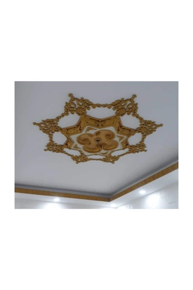 Decomarket Decogold 60 Cm Yıldız Altın Saray Tavan - Resim 6